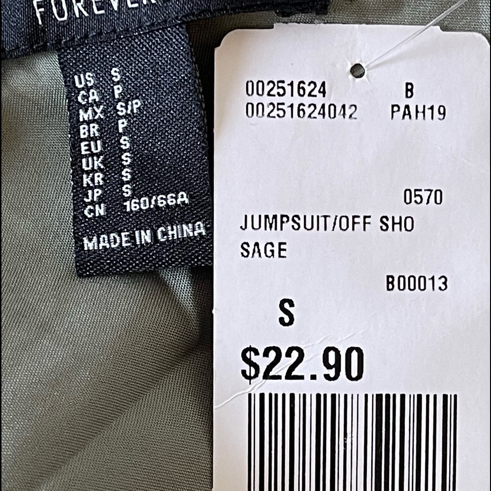 Forever21 Sage romper